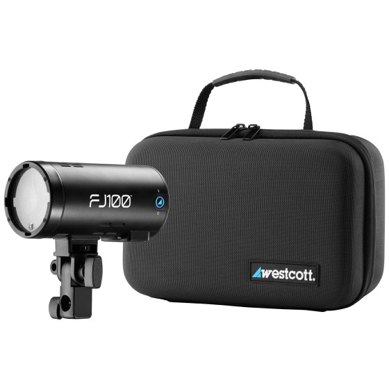 FJ100 Touchscreen Strobe with FJ Mini AC/DC Battery (100Ws)