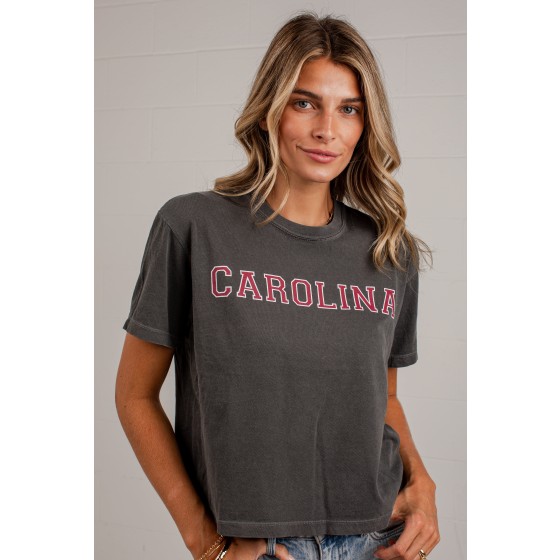 Charcoal Carolina Graphic Tee