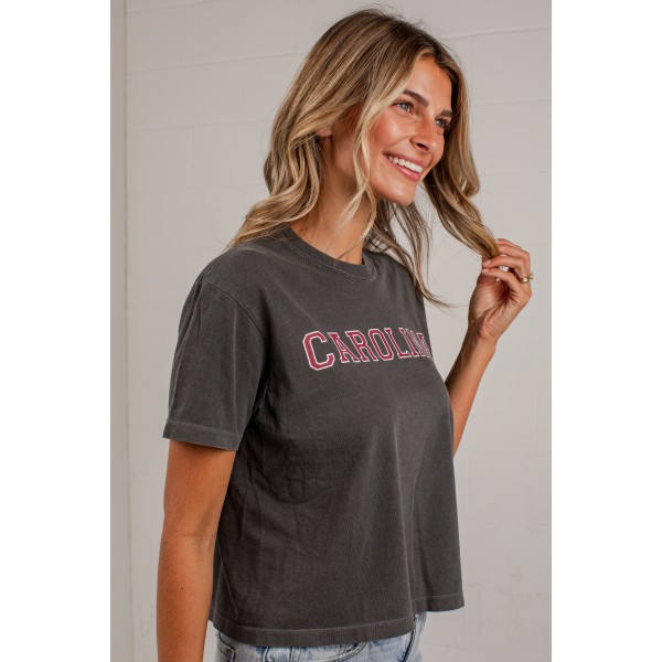 Charcoal Carolina Graphic Tee