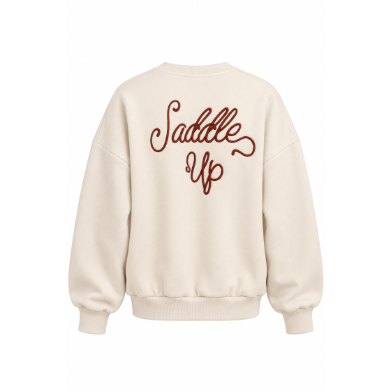 Saddle Up Cream Graphic Sweatshirt