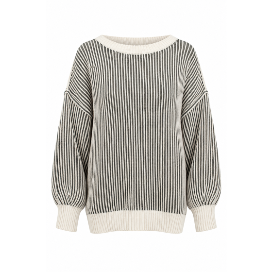 A Slower Pace Striped Sweater
