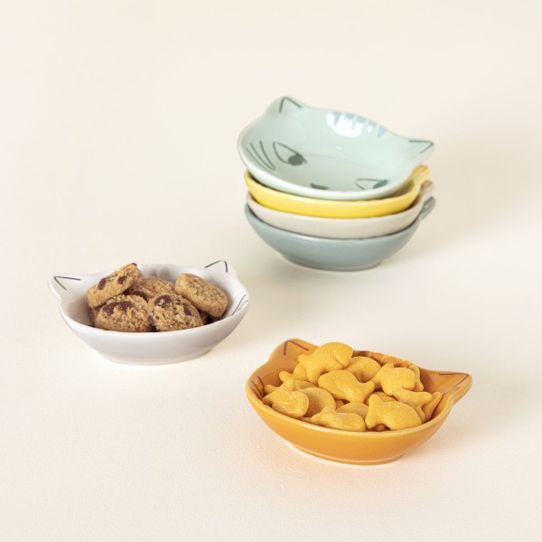 Little Cat Snack Dishes - Set of 6