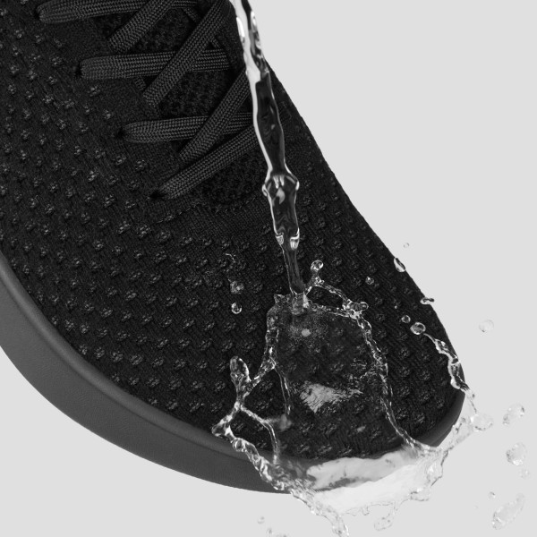 Unisex Sneaker Sliders (Urban) - Wool - Black