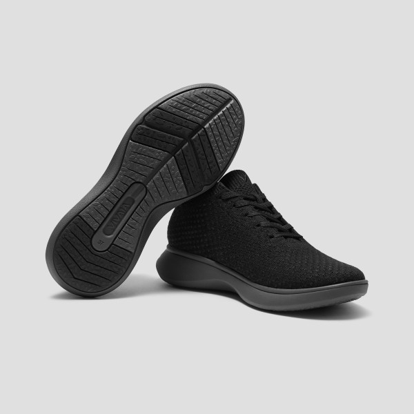 Unisex Sneaker Sliders (Urban) - Wool - Black
