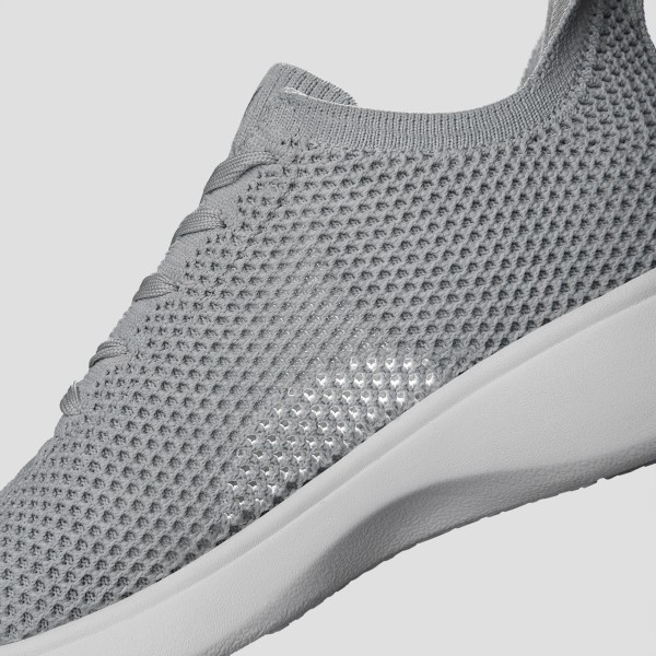 Unisex Sneaker Sliders (Urban) - Mesh - Light Grey