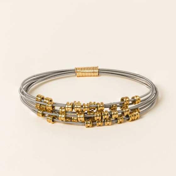 Guitar String Fidget Bangle
