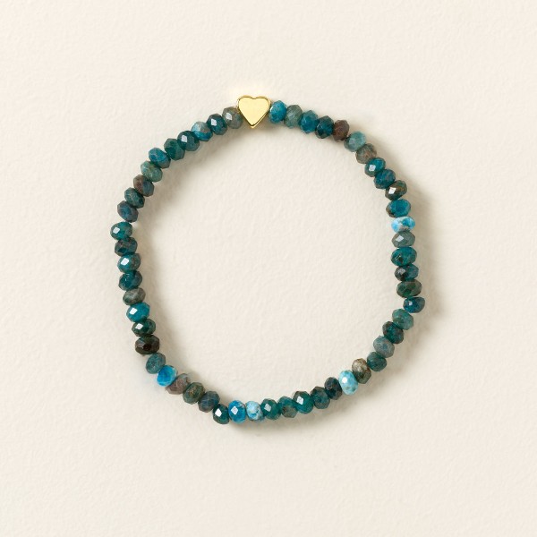 Hidden Heart Beaded Bracelet