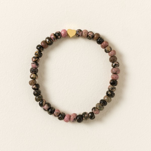 Hidden Heart Beaded Bracelet