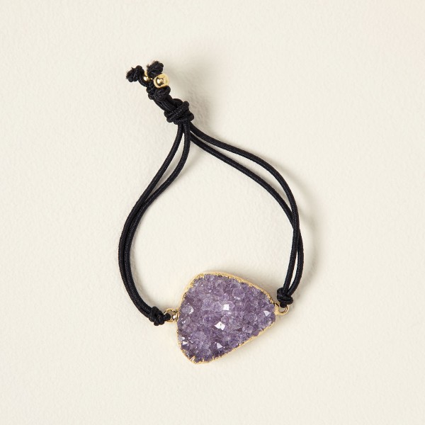 Geode Bracelet Hair Tie