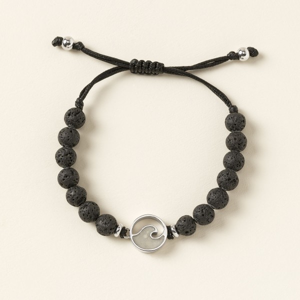 Custom Sand Lava Bead Bracelet