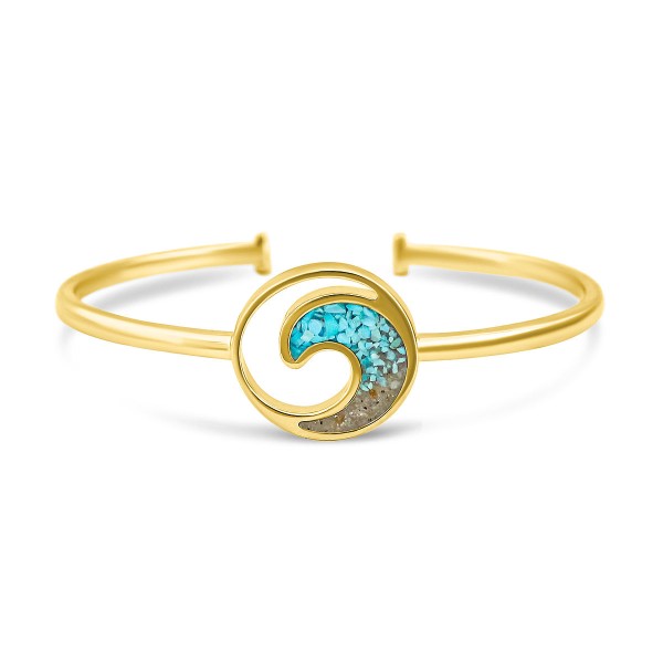 Sentimental Sand Custom Cuff Bracelet