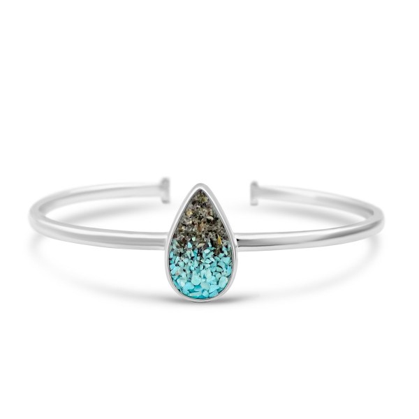 Sentimental Sand Custom Cuff Bracelet
