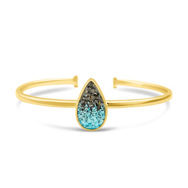 Sentimental Sand Custom Cuff Bracelet