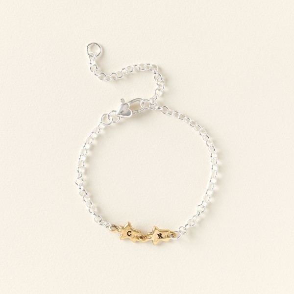 Personalized Star Initial Bracelet