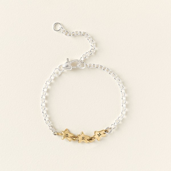 Personalized Star Initial Bracelet