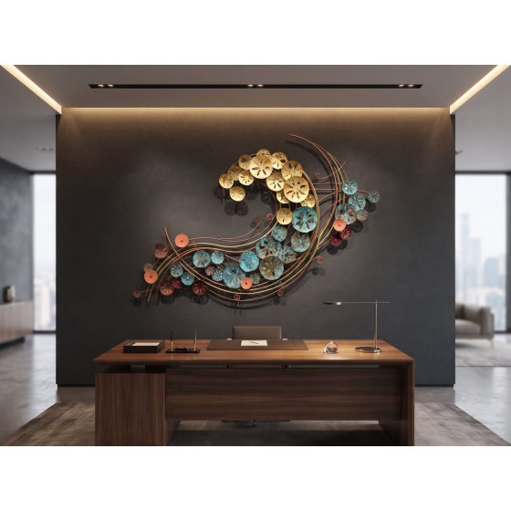 Tidal Vortex Wall Sculpture