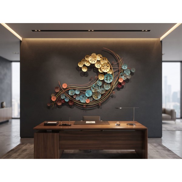 Tidal Vortex Wall Sculpture