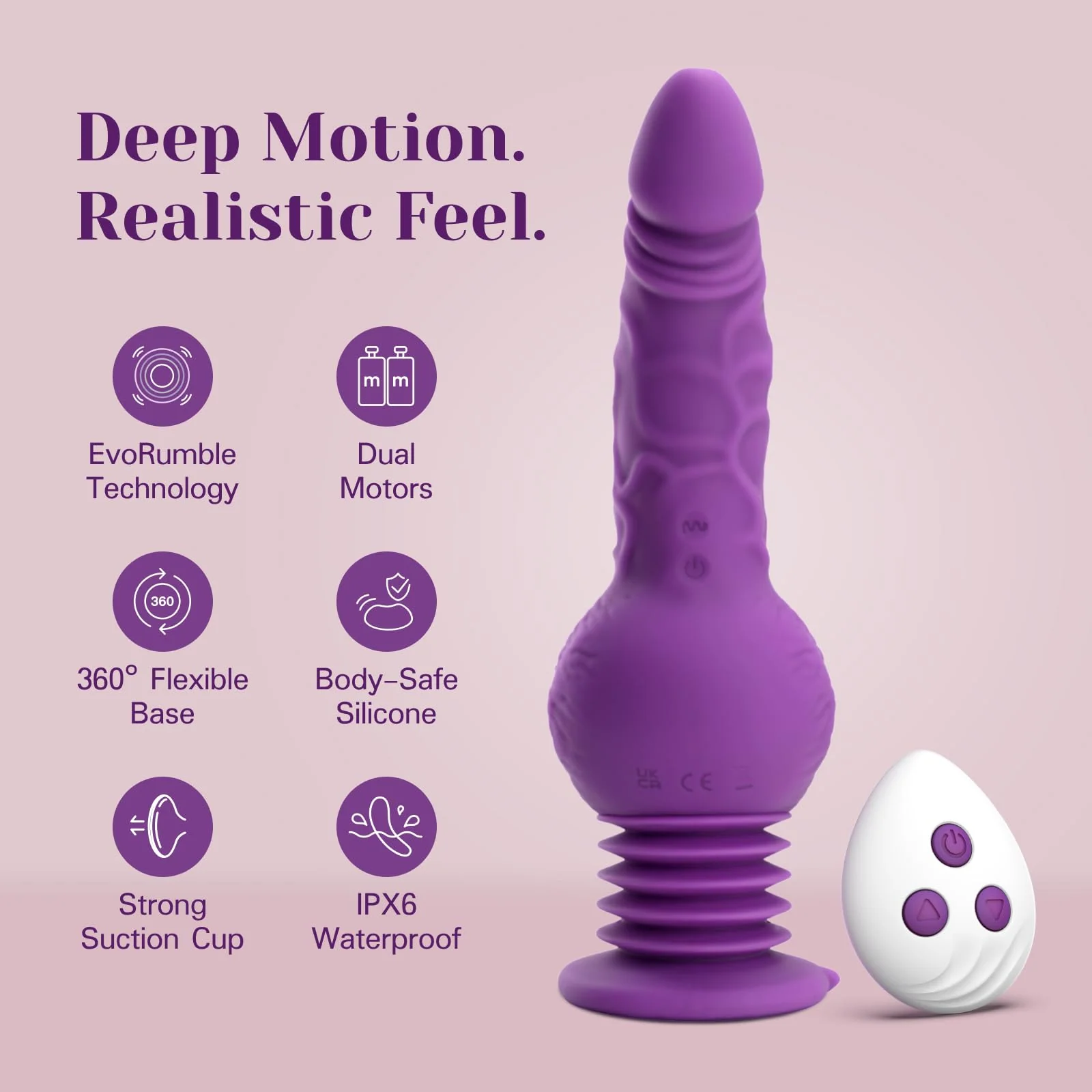 Drillme Thrusting Dildo Vibrator