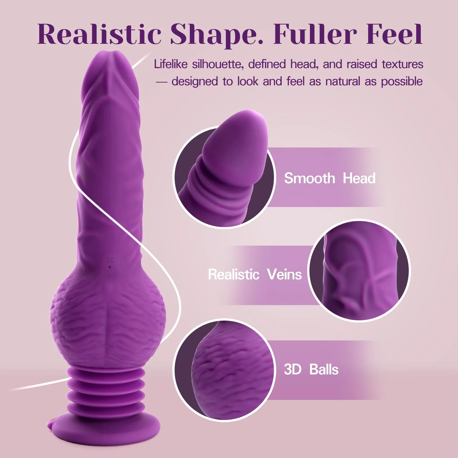 Drillme Thrusting Dildo Vibrator